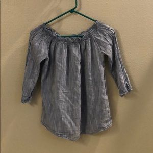 Gently Used Chambray Blouse.